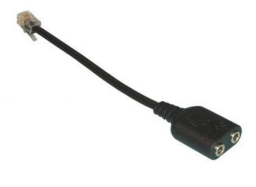 1 Adaptateur casque telephone microphone jack rj2 rj9 3,5mm pour cisco ip voip ECLATS DESTOCKAGE