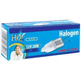 1 ampoule halogene transparente 20w 12v g4 lumiere lampe eclairage hq lamp g4/20hq lhalg420c ECLATS DESTOCKAGE