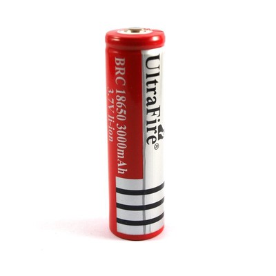 1 batterie 3.7v 3000mah 3a li-ion rechargeable ultrafire pour lampe torche 18650 tled3wz - ECLATS DESTOCKAGE