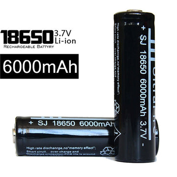 1 batterie rechargeable 18650 3.7v 6000mah 6a KingWei li-ion pour lampe torche q5 - ECLATS DESTOCKAGE