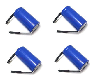 4 Batterie rechargeable 2/3AA Ni-Cd 600mAh 1.2v Classe énergétique A++ ECLATS DESTOCKAGE
