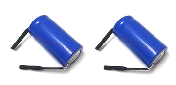 2 Batterie rechargeable 2/3AA Ni-Cd 600mAh 1.2v Classe énergétique A++ ECLATS DESTOCKAGE