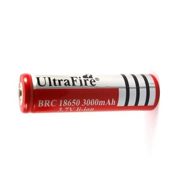 1 batterie rechargeable ultrafire 3.7v 18650 3000mah  3a li-ion pour lampe torche tled3wz - ECLATS DESTOCKAGE