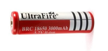 1 batterie rechargeable ultrafire 3.7v 3000mah 3a li-ion pour lampe torche tled3wz - ECLATS DESTOCKAGE