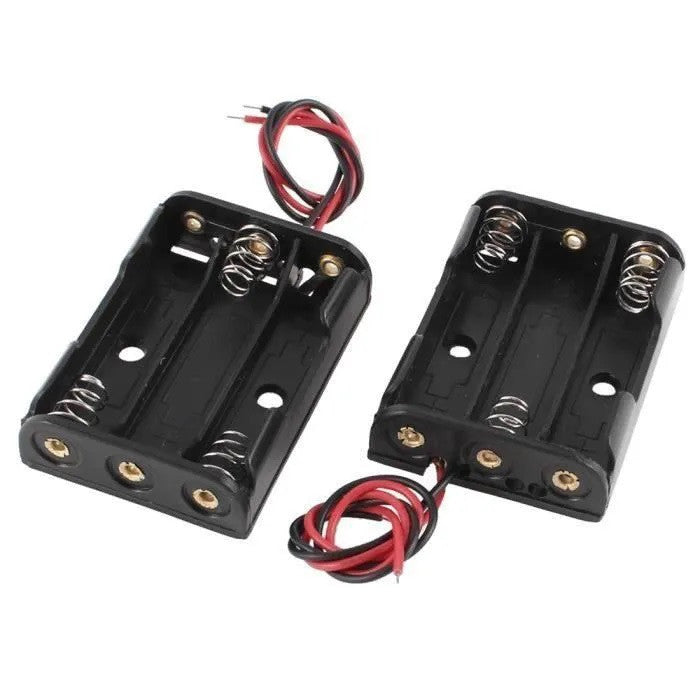 2 Boitier Bloc Coupleur Support de 3 Batterie Pile rechargeable 18650 3.7v ECLATS DESTOCKAGE