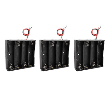 3 Boitier Bloc Coupleur Support de 4 Batterie Pile rechargeable 18650 3.7v ECLATS DESTOCKAGE