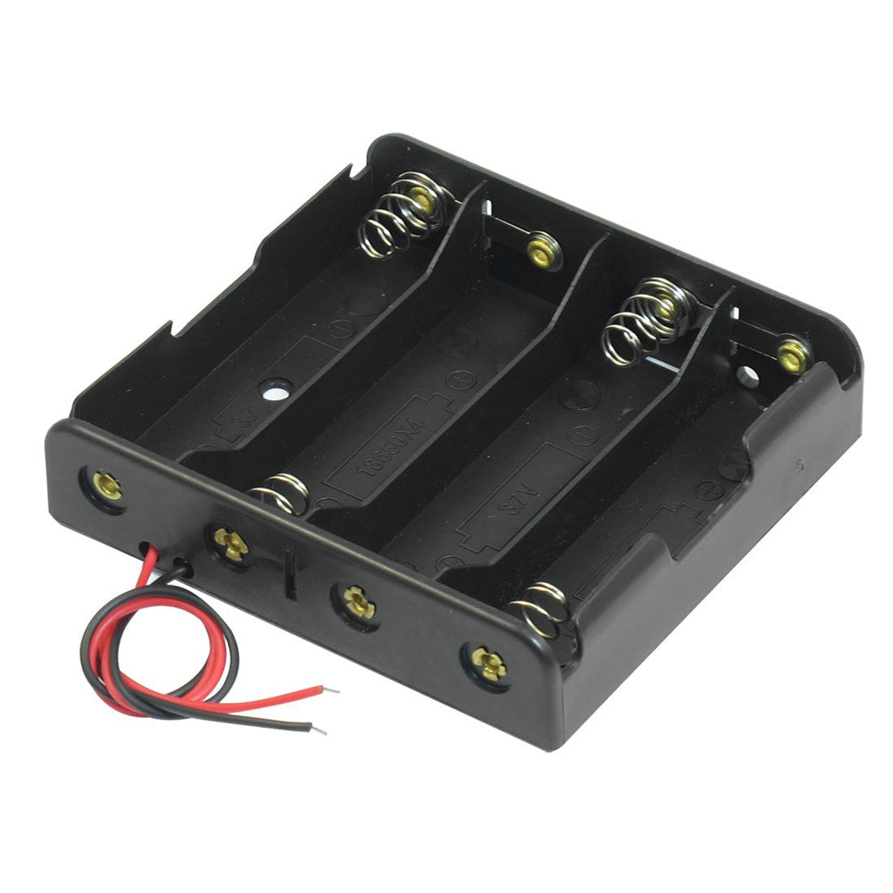 100 Boitier Bloc Coupleur Support de 4 Batterie Pile rechargeable 18650 3.7v ECLATS DESTOCKAGE