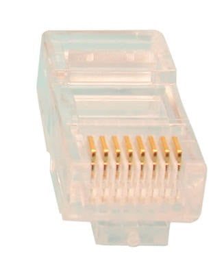 1 fiche modulaire rj45 plug cristal 8p/8c reseau prise telephonique telephonie 8p8c cat5 cat5e ECLATS DESTOCKAGE