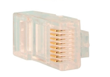 1 fiche rj45 modulaire 8p/8c cristal plug reseau prise telephonique telephonie 8p8c cat5 cat5e ECLATS DESTOCKAGE