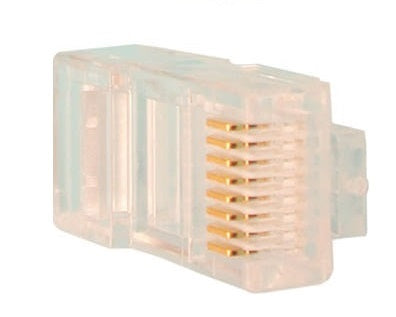 1 fiche rj45 modulaire 8p/8c cristal plug telephonie reseau prise telephonique 8p8c cat5 cat5e ECLATS DESTOCKAGE