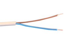 1 m 2x1.5 h05vv-f 2g1,50 mm² cable h05vvf 2 fils 1,5mm2 pvc souple blanc 1.5mm2 h05vvf2x15wl