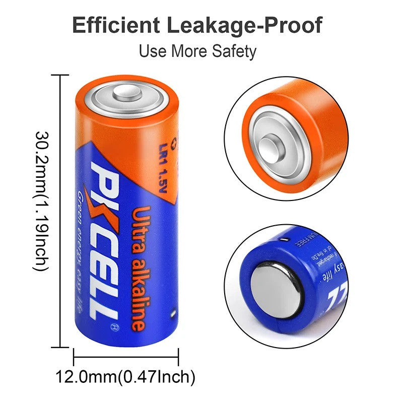 1 pile electrique 1.5v alcaline lr01 800mah lr1 hq lr01 alimentation batterie E90 N LR1 MN9100 910A ECLATS DESTOCKAGE