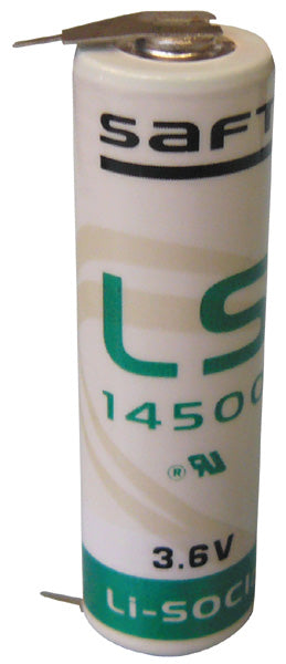 1 pile saft lithium ls14500 souder aa cr14505 er14505 ls-14500 er6h ls14500c ltc17c 3.6v 2400mah ECLATS DESTOCKAGE