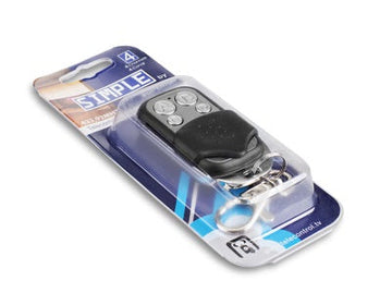 1 telecommande universelle 433 mhz porte de garage / portail alarme - 4 boutons ECLATS DESTOCKAGE
