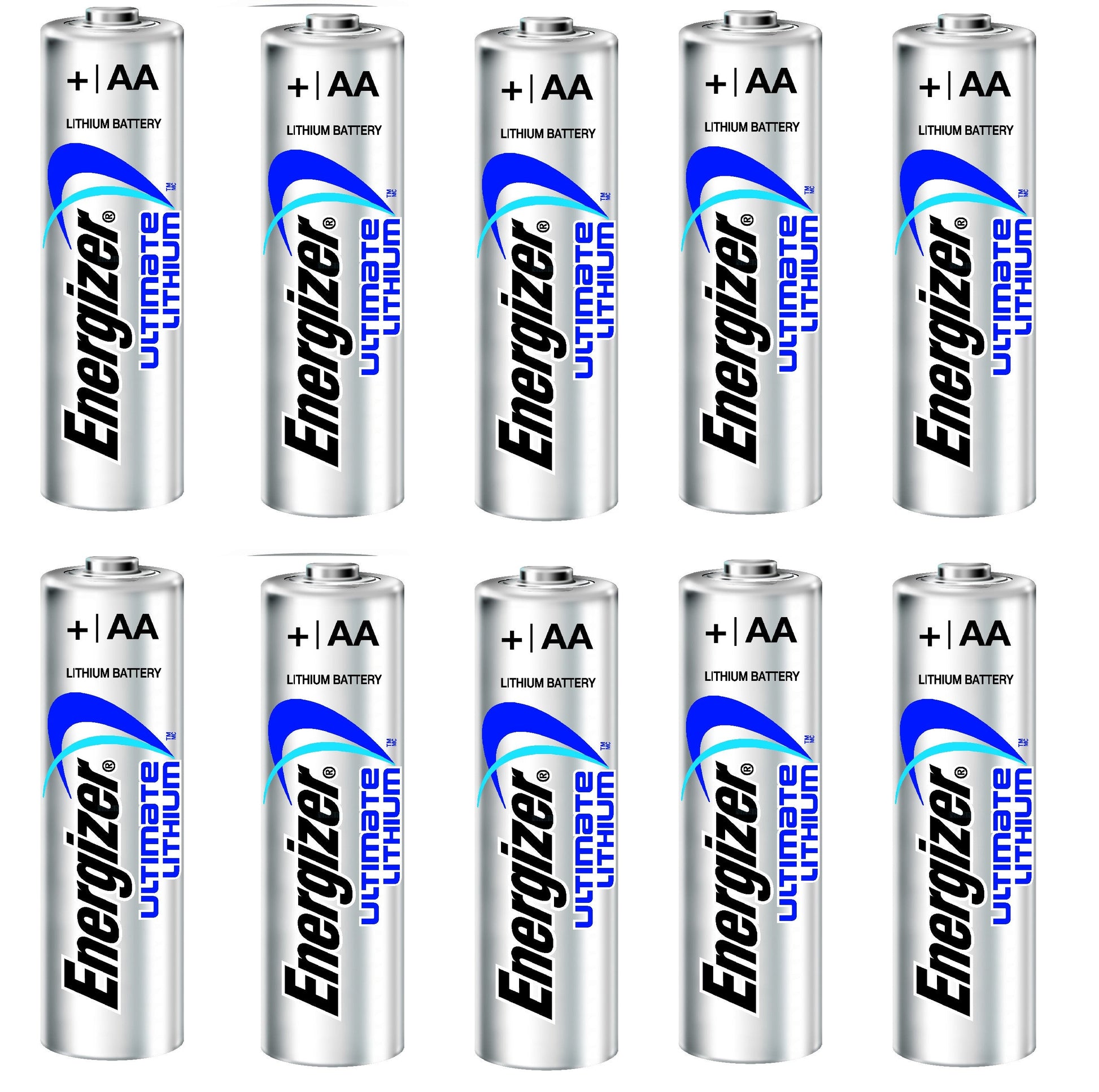 10 AA Energizer pile Lithium L91 3000 mAh 1.5v LR6 Ultimate mignon ECLATS DESTOCKAGE