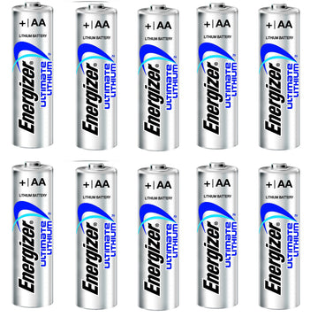 10 AA Energizer pile Lithium L91 3000 mAh 1.5v LR6 Ultimate mignon ECLATS DESTOCKAGE