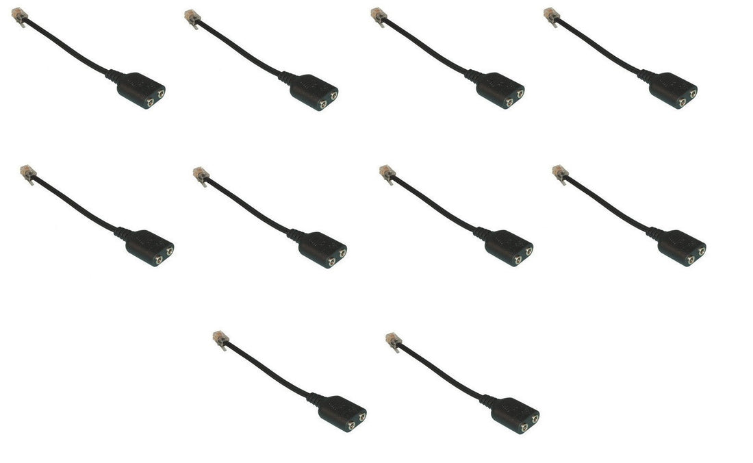 10 Adaptateur casque telephone cisco 7975G 7965G 7945G 7962G 7942G jack rj2 rj9 3,5mm ECLATS DESTOCKAGE