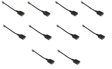 10 Adaptateur casque telephone cisco 7975G 7965G 7945G 7962G 7942G jack rj2 rj9 3,5mm ECLATS DESTOCKAGE