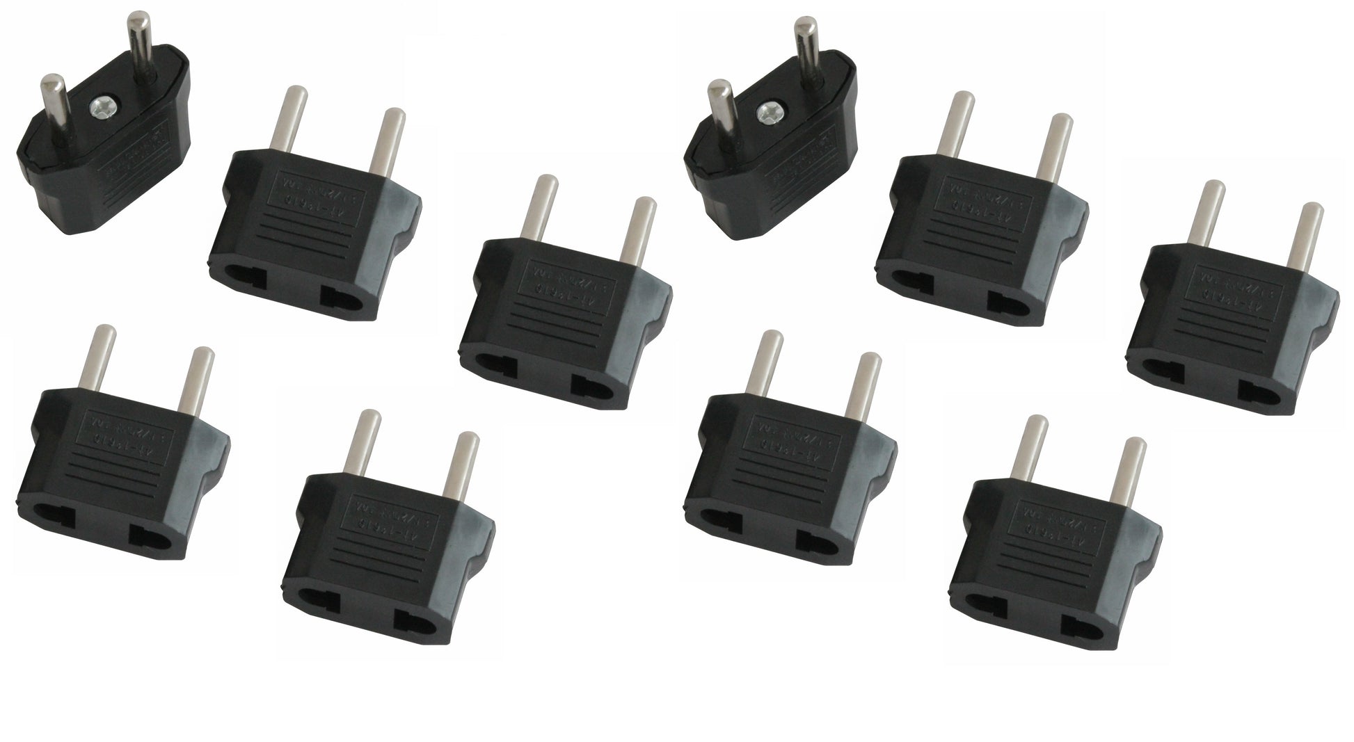 10 adaptateurs secteur asie prise electrique usa vers euro convertisseur chine japon voyage - ECLATS DESTOCKAGE