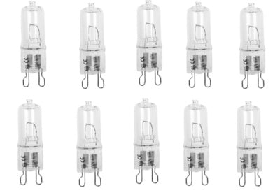 10 ampoules halogene g9 40w 220v 230v 240v claire 28w lumiere eclairage lampe economie energie ECLATS DESTOCKAGE