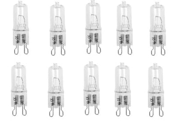 10 ampoules halogene g9 40w 220v 230v 240v claire 28w lumiere eclairage lampe economie energie ECLATS DESTOCKAGE