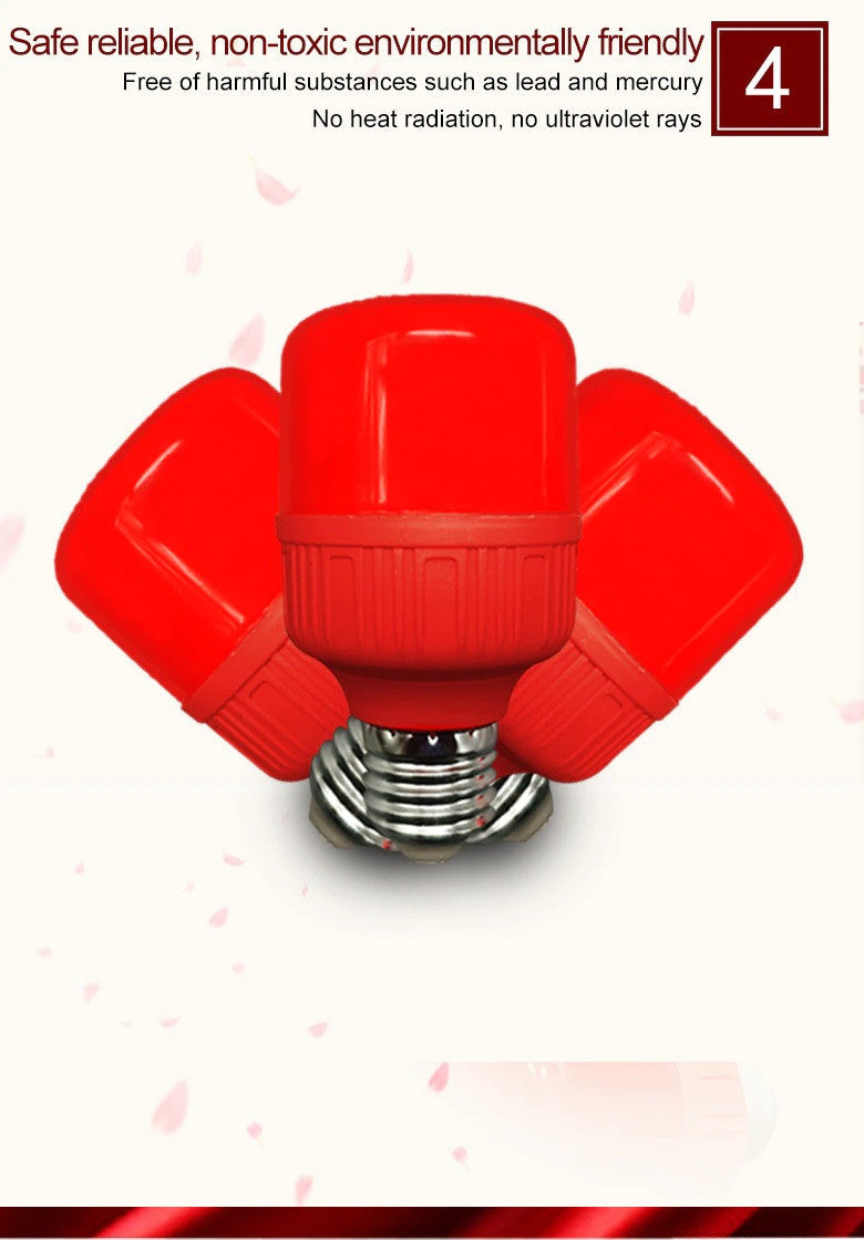 10 Ampoules led e27 220v 5w lanterne rouge vacance festive economie d energie Lampe de noel ECLATS DESTOCKAGE