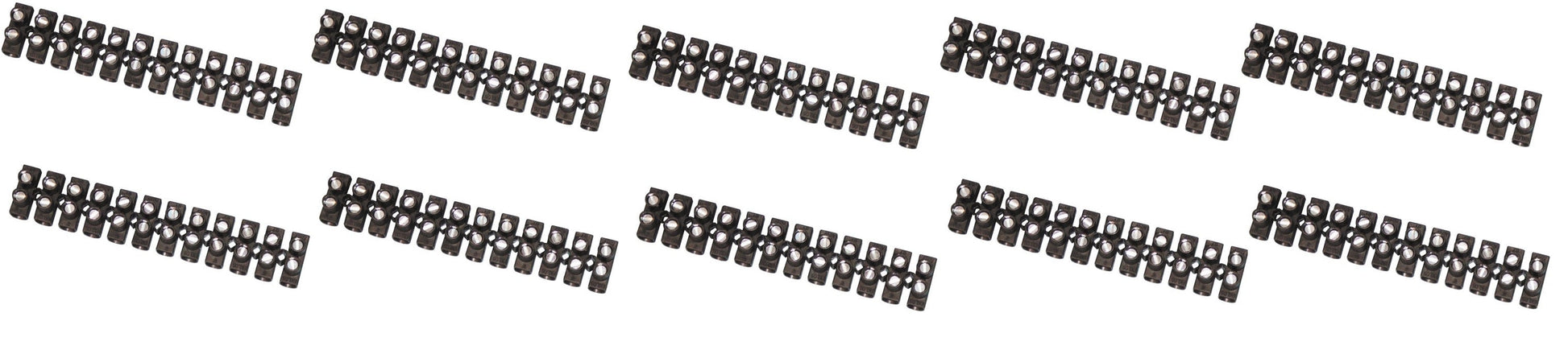 10 barrette 2,5 mm² 10a domino electrique connexion raccordement el-conn040b ECLATS DESTOCKAGE
