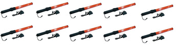 10 Baton lumineux GM torche rechargeable rouge signalisation police route circulation voiture avion ECLATS DESTOCKAGE