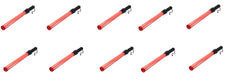 10 Batons lumineux rouge led signalisation police armee circulation voiture gendarmerie avion