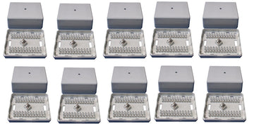 10 Boite jonction autoprotegee bj26 derivation pvc 24 plots jb30 boitier raccordement alarme telephonie ECLATS DESTOCKAGE