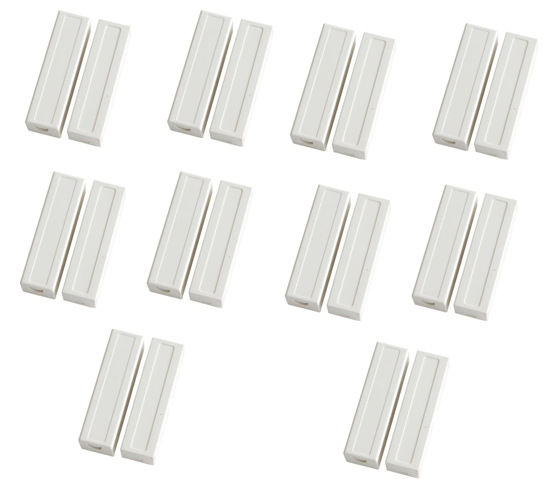 10 capteurs detecteur ouverture magnetique contacteur alarme contact no saillie creme bs-2033a blanc ECLATS DESTOCKAGE