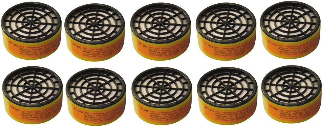 10 Cartouche filtre carbone risque chimique filtre Masque a gaz mg ECLATS DESTOCKAGE