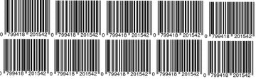 10 codes barres upc ean valide gs1 ean13 ou ean12 ideal pour vendre sur priceminister amazon ebay ECLATS DESTOCKAGE