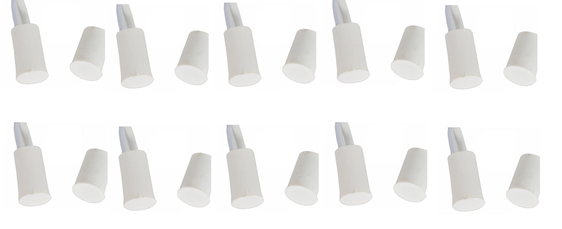 10 contacts nf encastre 10mm blanc ouverture detecteur capteur magnetique pour alarme ECLATS DESTOCKAGE