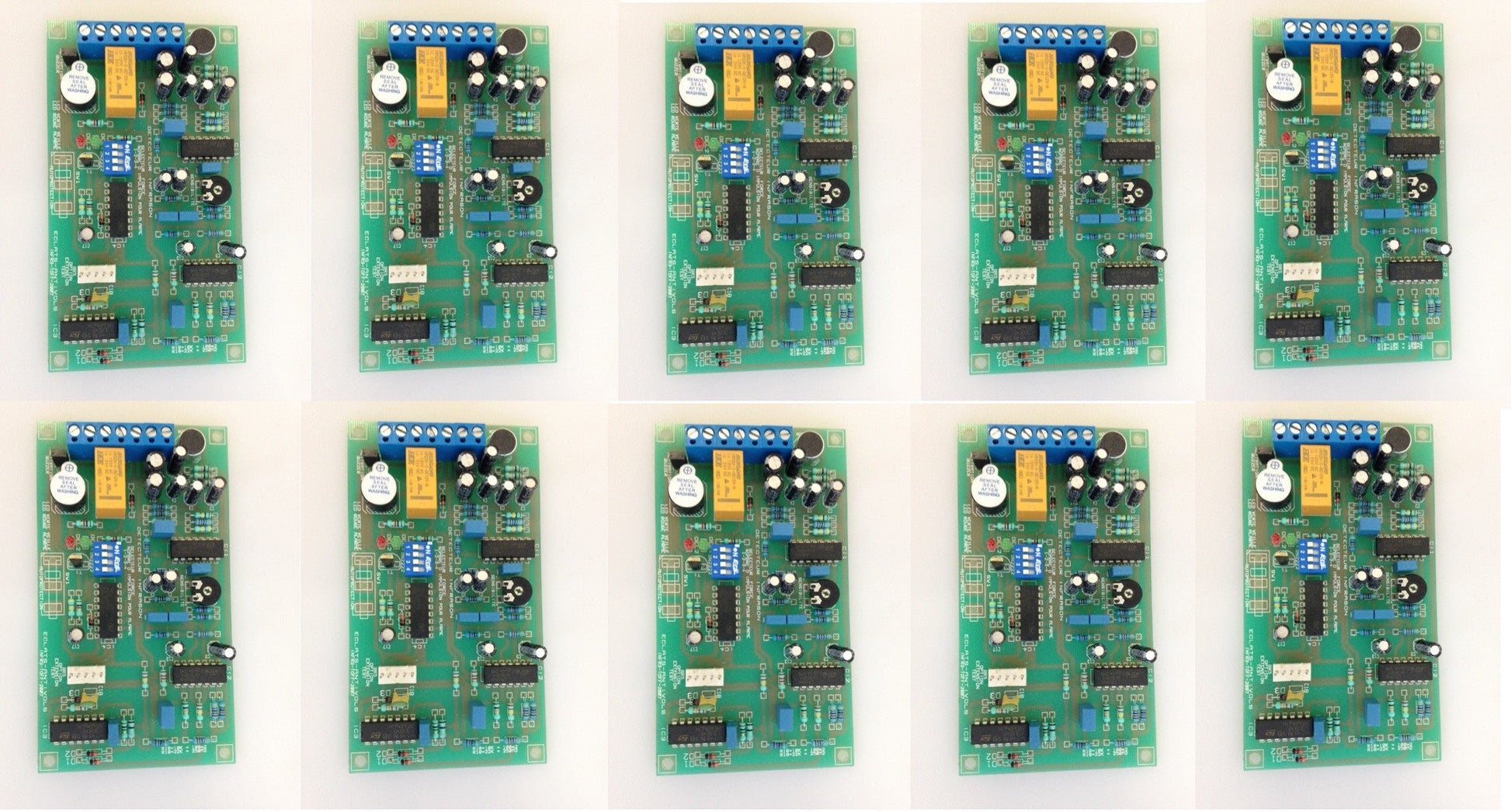 10 Detecteur perivolumetrique mistraal buzzer autoprotection alarme electronique infrason 12v cc ECLATS DESTOCKAGE