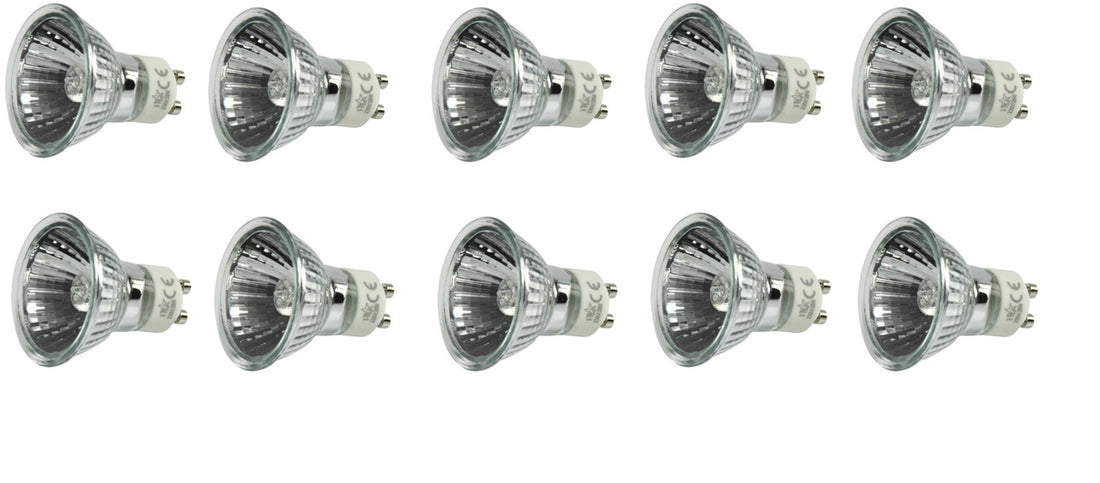 10 lampes 230v 50w gu10 40° ampoule twistline alu 2000 heures eclairage lumiere ECLATS DESTOCKAGE