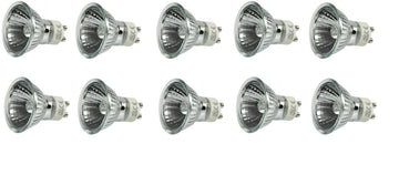 10 lampes 230v 50w gu10 40° ampoule twistline alu 2000 heures eclairage lumiere ECLATS DESTOCKAGE