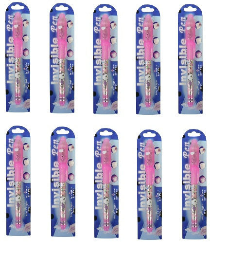 10 lampes ultraviolette uv fuvrs detecteur faux billet stylo feutre encre invisible agenda rose ECLATS DESTOCKAGE