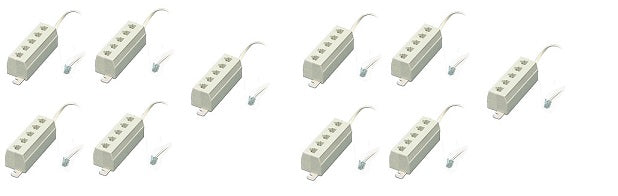 10 multiprises repartiteur telephonique rj11 mâle vers 5 rj11 tel-0030 femelles prise telephone ECLATS DESTOCKAGE