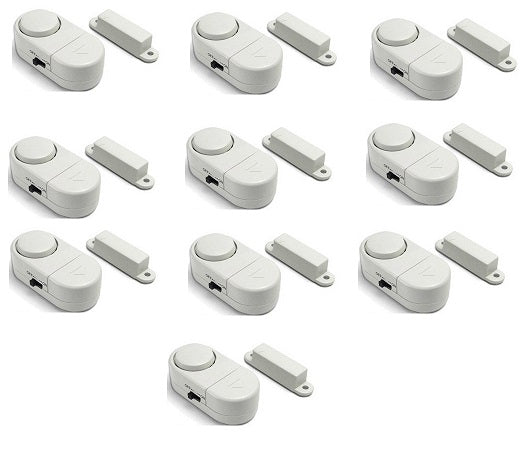 10 packs de jeux mini alarme intrusion ham103 detection ouverture porte tiroir fenetre appartement ECLATS DESTOCKAGE