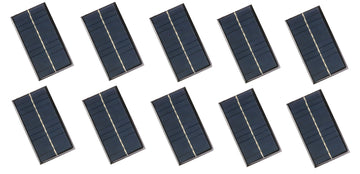 10 Panneaux Solaire 6v 1w soit 167mA 110*60mm Chargeur pour batterie alimentation systeme energie ECLATS DESTOCKAGE