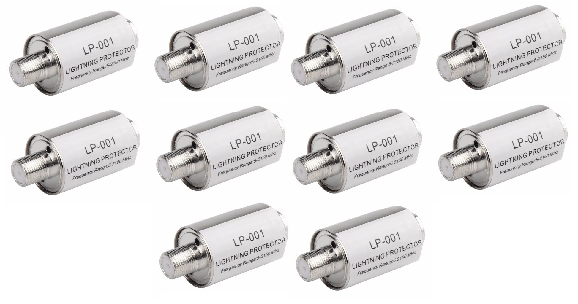 10 Parafoudre lp-001 fiche f tv sat decodeur satellite 0 à 2.5ghz surtension gsm antenne television ECLATS DESTOCKAGE