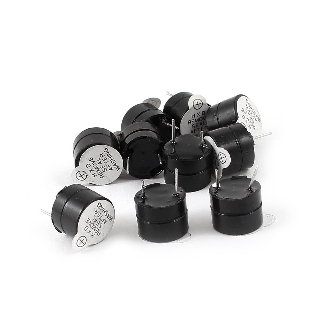 10 pcs 12x10mm 2Pins Cylinder Electronic Continuous Sound Buzzer DC 12V ECLATS DESTOCKAGE