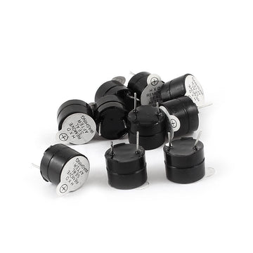 10 pcs 12x10mm 2Pins Cylinder Electronic Continuous Sound Buzzer DC 12V ECLATS DESTOCKAGE
