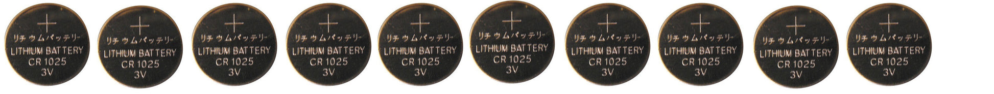 10 pile bouton lithium 3vcc 30mah cr1025 alimentation tension 3v cr1025c cr1025c ECLATS DESTOCKAGE