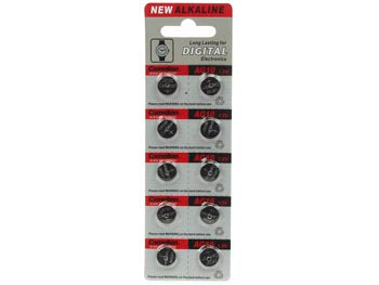 10 piles bouton montre 1.5v 68mah v389ac lr1130 ag10 d389 sr1130w sr54 389 l1131 lr54 4274 801 - ECLATS DESTOCKAGE