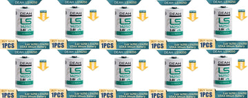 10 piles lithium 1/2aa 3.6v lr14250 lsa1200 er14250 er14255 ls14250 sl750 ECLATS DESTOCKAGE