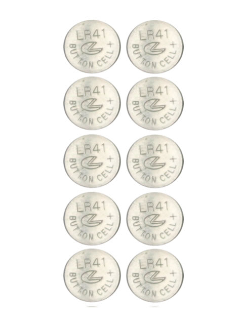 10 piles telecommande 1.55v 38mah sr41w sr41 392 ag3 lr41 l736 v392ac - ECLATS DESTOCKAGE