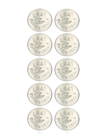 10 piles telecommande 1.55v 38mah sr41w sr41 392 ag3 lr41 l736 v392ac - ECLATS DESTOCKAGE
