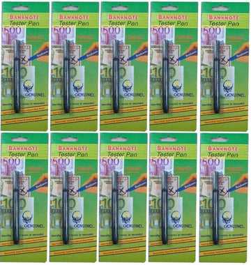 10 stylo detecteur testeur faux billet euro feutre detector detection usd 14 devises ECLATS DESTOCKAGE
